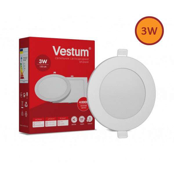 Svetilnik Led Vreznoi Kvadratnyi Vestum 6w 4000k 220v 2 Svetilnik Led Vreznoi Kvadratnyi Vestum 6w 4000k 220v 2