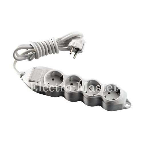 Udlinitel 4 Gnezda 3 M S Zazemleniem Orion Mono Electric Udlinitel 4 Gnezda 3 M S Zazemleniem Orion Mono Electric