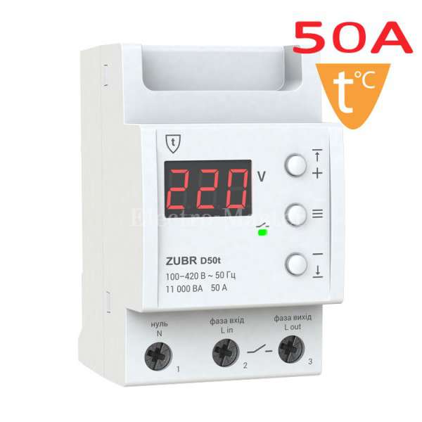 Zaschita Ot Perenapryazheniya ZUBR D50t Zaschita Ot Perenapryazheniya ZUBR D50t